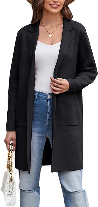 long black wool coat for women