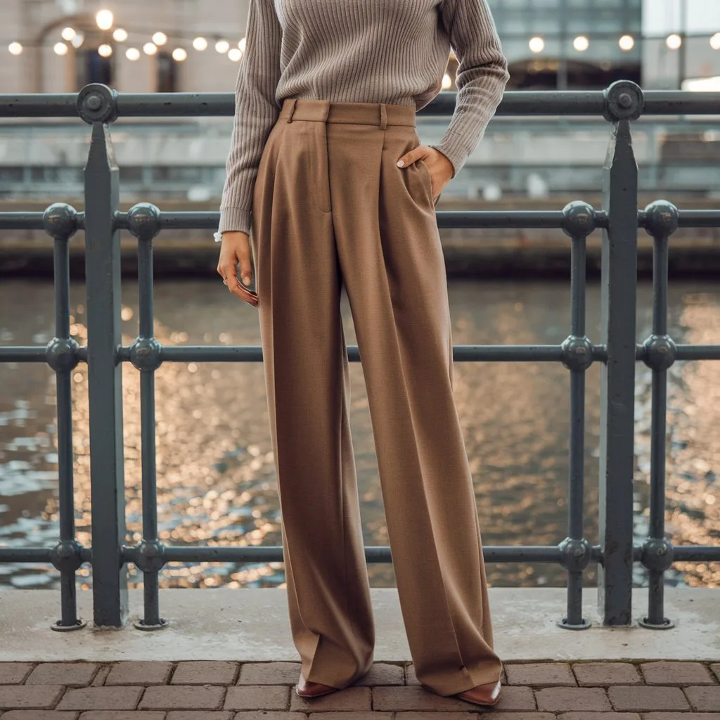 wool trousers women