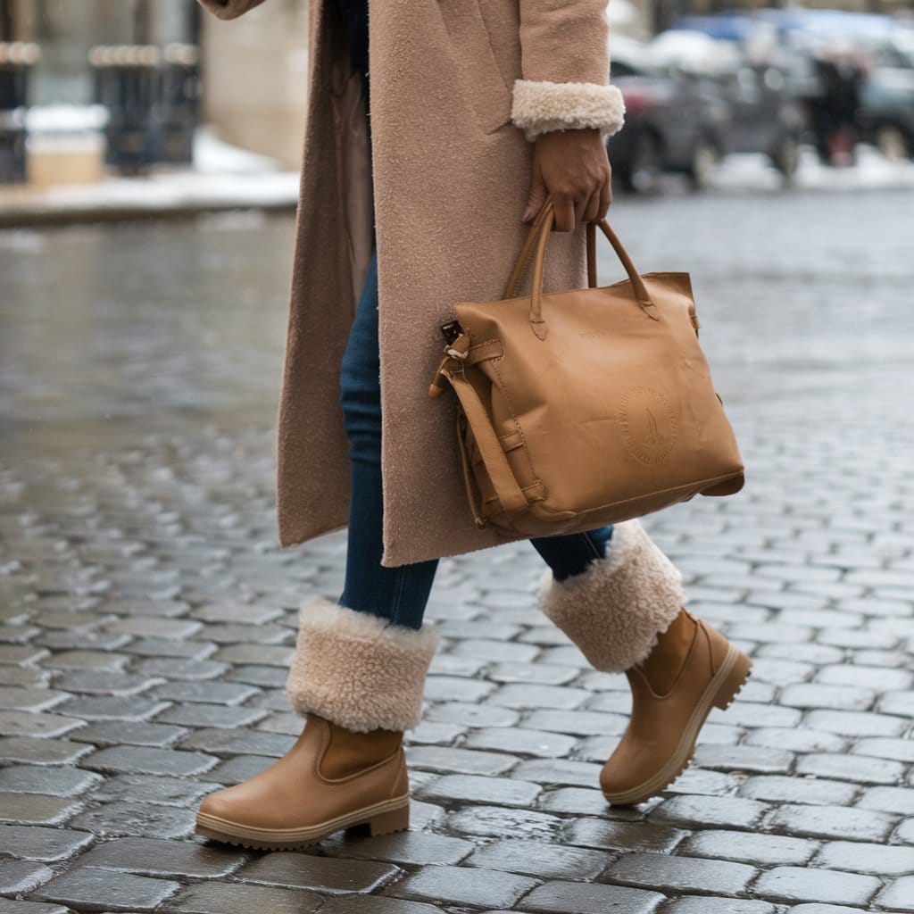 shearling lined boots