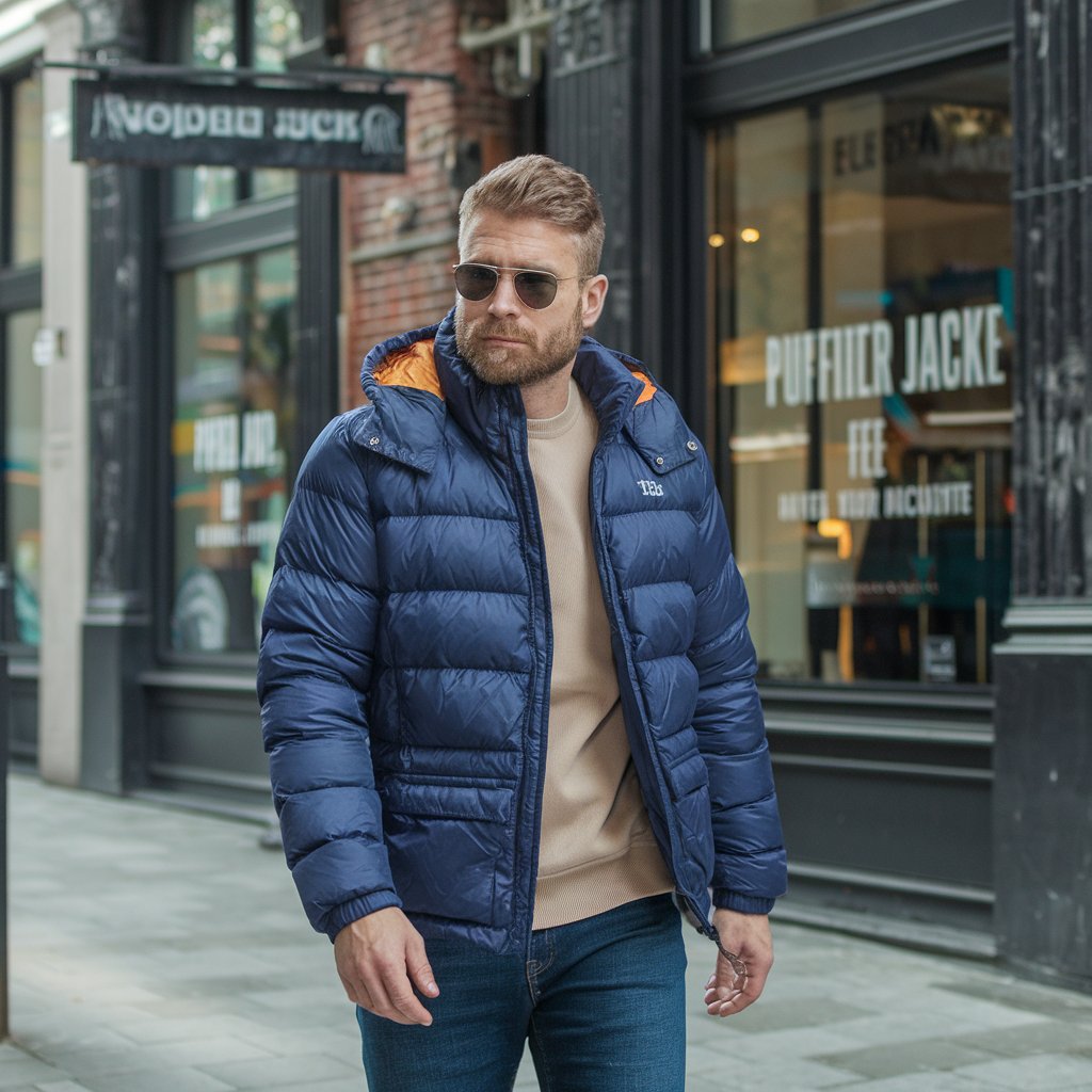 puffer jacket shop for men